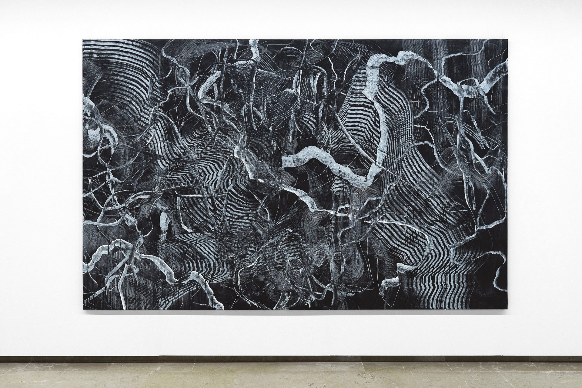 Crosshatch, 2021 Juan Carlos Nadal Pintura contemporánea basada en el gesto y la acción
